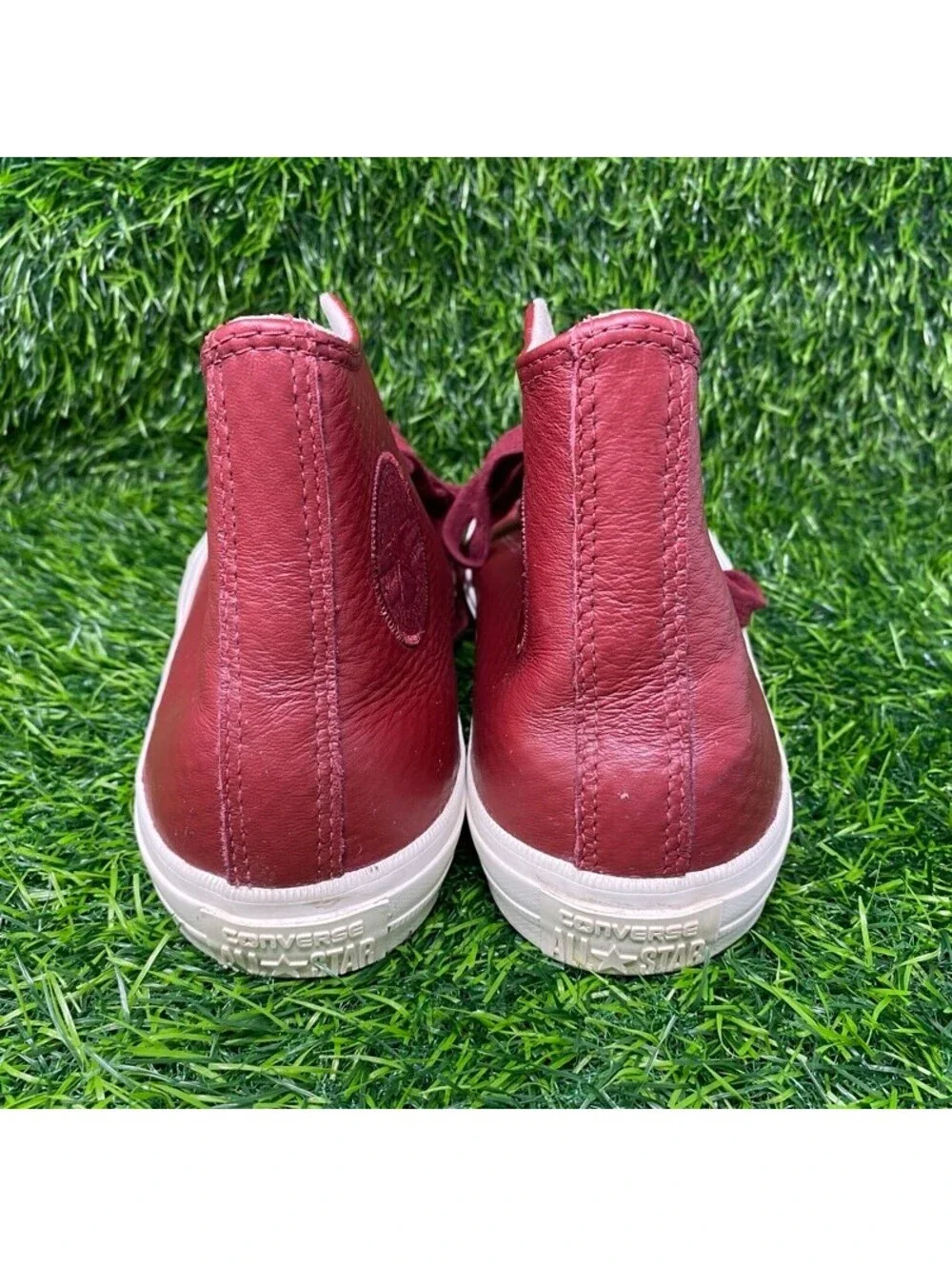 Converse MA-1 SE High Top Trainers Burgundy Leather Mens Size 9 Sneakers 2226